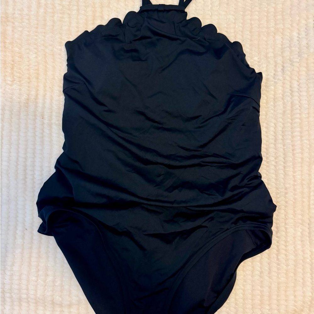 Kate Spade Black Halter Swimsuit